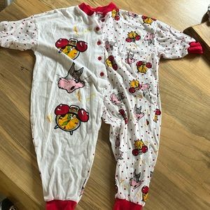 Vintage sleep romper - 18-2T estimated